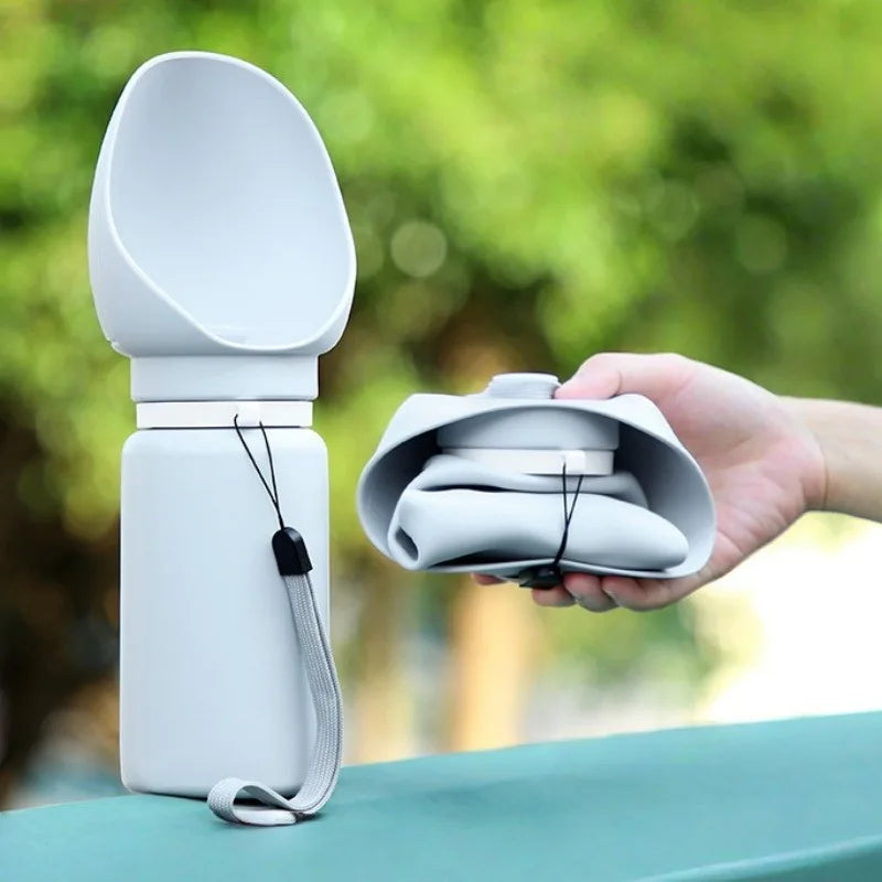 HydroPane™ Portable Dog Water Bottle — Leak-Proof Foldable Travel Dispenser