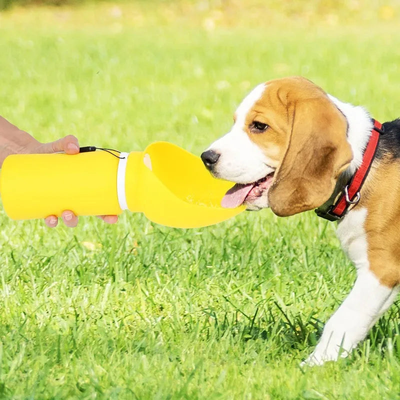 HydroPane™ Portable Dog Water Bottle — Leak-Proof Foldable Travel Dispenser